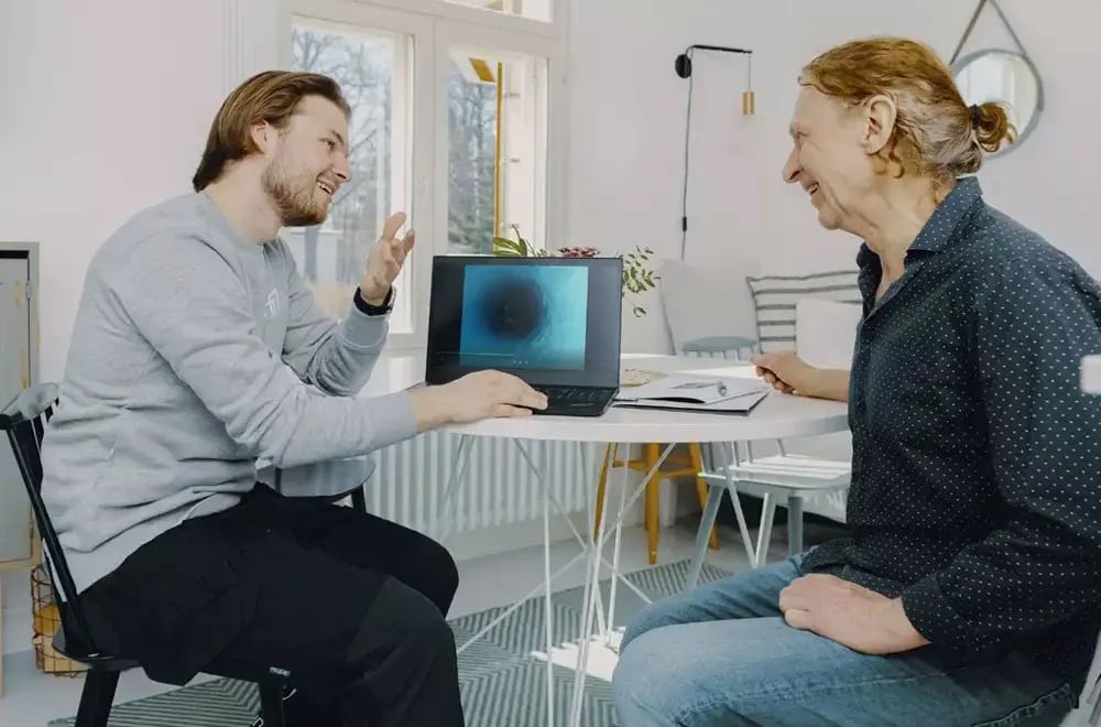 viemärin sukitus